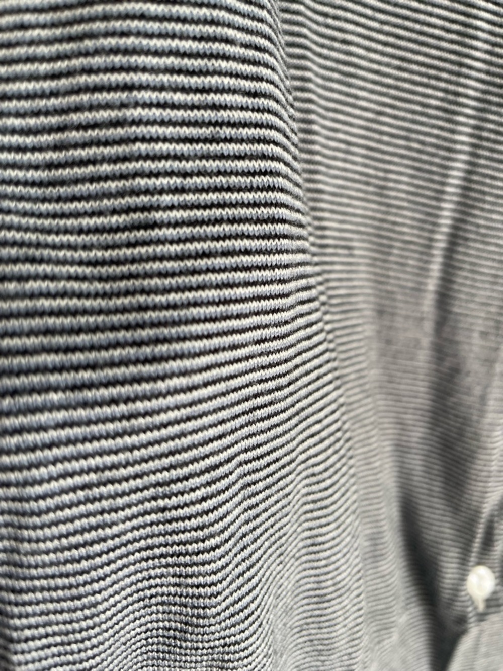 Theory Sleeveless Striped Button-Front Top - Picture 4 of 6